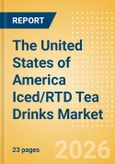 The United States of America (USA) Iced/RTD Tea Drinks (Soft drinks) Market Size, Growth and Forecast Analytics, 2024-2029- Product Image