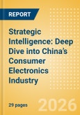 Strategic Intelligence: Deep Dive into China’s Consumer Electronics Industry- Product Image