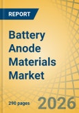 Battery Anode Materials Market Size, Share, and Industry Analysis - Global Forecast to 2036- Product Image