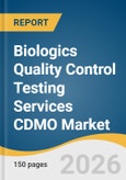 Biologics Quality Control Testing Services CDMO Market Size, Share & Trends Analysis Report 2026-2033- Product Image