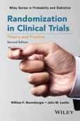 Randomization in Clinical Trials. Theory and Practice. Edition No. 2. Wiley Series in Probability and Statistics- Product Image