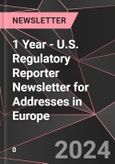1 Year - U.S. Regulatory Reporter Newsletter for Addresses in Europe- Product Image