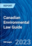 Canadian Environmental Law Guide- Product Image