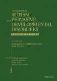 Handbook of Autism and Pervasive Developmental Disorders, Assessment, Interventions, and Policy. Volume 2- Product Image