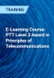 E-Learning Course: PTT Level 3 Award in Principles of Telecommunications - Product Thumbnail Image