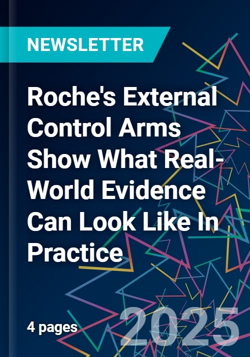 Roche's External Control Arms Show What RealWorld Evidence Can Look
