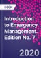 Introduction to Emergency Management. Edition No. 7 - Product Thumbnail Image