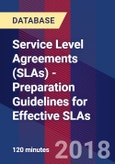 Service Level Agreements (SLAs) - Preparation Guidelines for Effective SLAs - Webinar (Recorded)- Product Image