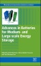 Advances in Batteries for Medium and Large-Scale Energy Storage. Woodhead Publishing Series in Energy - Product Image