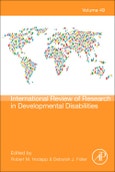Health Disparities and Intellectual Disabilities. International Review of Research in Developmental Disabilities Volume 48- Product Image