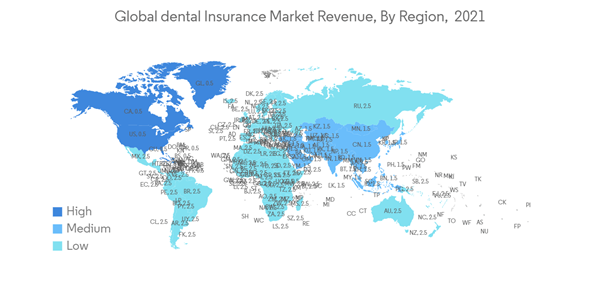 Global Dental Insurance Market Global Dental Insurance Market Revenue By Region 2021