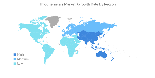 Thiochemicals Market Thiochemicals Market Growth Rate By Region
