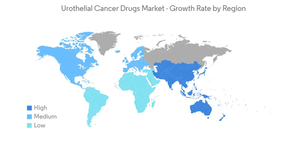 Urothelial Cancer Drugs Market Urothelial Cancer Drugs Market Growth Rate By Region