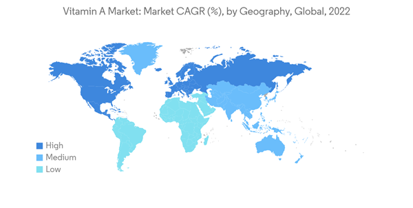 Vitamin A Market Vitamin A Market Market C A G R By Geography Global 2022