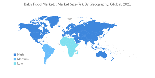 Baby Food Market Baby Food Market Market Size By Geography Global 2021