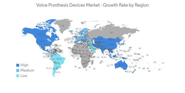 Voice Prosthesis Devices Market Voice Prosthesis Devices Market Growth Rate By Region