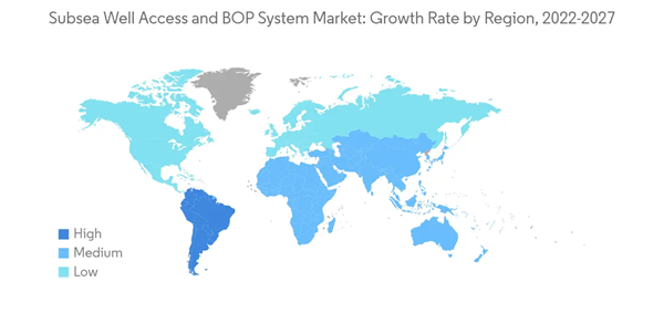 Subsea Well Access And Bop System Market Subsea Well Access And B O P System Market Growth Rate By Region 2022 2027