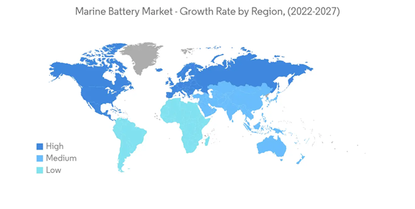 Marine Battery Market Marine Battery Market Growth Rate By Region 2022 2027