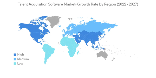 Talent Acquisition Software Market Talent Acquisition Software Market Growth Rate By Region 2022 2027
