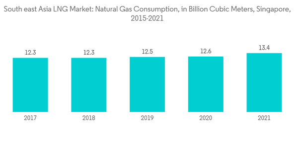 Southeast Asia Lng Market South East Asia L N G Market Natural Gas Consumption In Billion Cubic Meters Singapore 2015