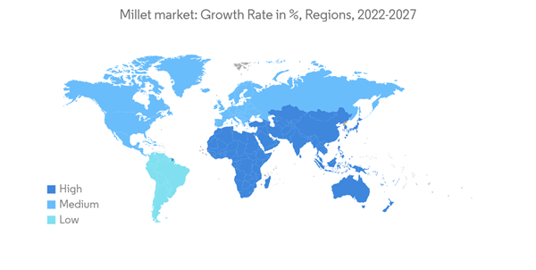 Millets Market Millet Market Growth Rate In Regions 2022 2027
