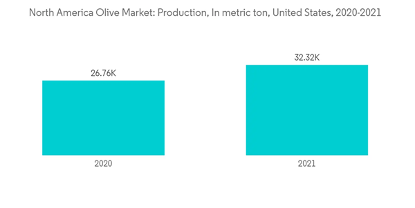 North America Olive Market North America Olive Market Production In
