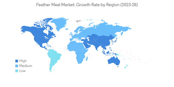 Feather Meal Market Feather Meal Market Growth Rate By Region 2023