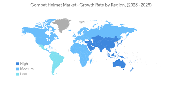 Combat Helmet Market Combat Helmet Market Growth Rate By Region 2