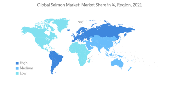 Salmon Market Global Salmon Market Market Share In Region 2021