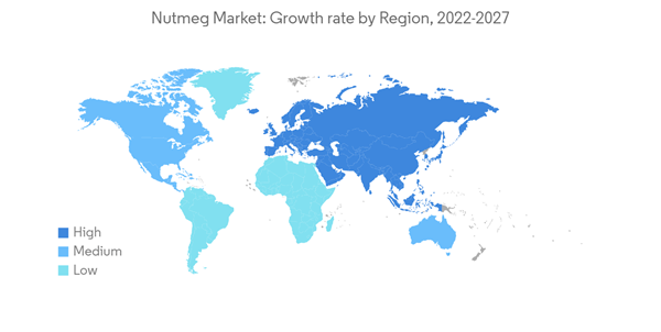 Nutmeg Market Nutmeg Market Growth Rate By Region 2022 2027