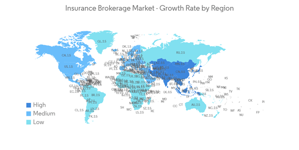 Insurance Brokerage Market Insurance Brokerage Market Growth Rate By Region