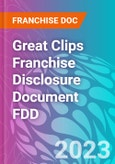 Great Clips Franchise Disclosure Document FDD- Product Image