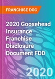 2020 Goosehead Insurance Franchise Disclosure Document FDD- Product Image