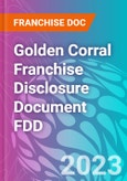 Golden Corral Franchise Disclosure Document FDD- Product Image