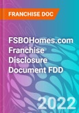 FSBOHomes.com Franchise Disclosure Document FDD- Product Image