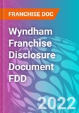 Wyndham Franchise Disclosure Document FDD- Product Image