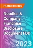 Noodles & Company Franchise Disclosure Document FDD- Product Image