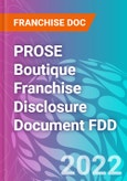 PROSE Boutique Franchise Disclosure Document FDD- Product Image