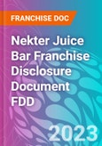 Nekter Juice Bar Franchise Disclosure Document FDD- Product Image