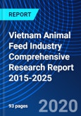 Vietnam Animal Feed Industry Comprehensive Research Report 2015-2025- Product Image