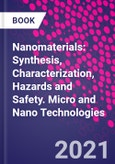 Nanomaterials: Synthesis, Characterization, Hazards and Safety. Micro and Nano Technologies- Product Image