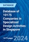 Database of 10175 Companies in Specialized Design Activities in Singapore - Product Image