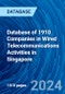 Database of 1910 Companies in Wired Telecommunications Activities in Singapore - Product Image