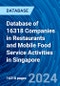 Database of 16318 Companies in Restaurants and Mobile Food Service Activities in Singapore - Product Image