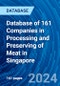 Database of 161 Companies in Processing and Preserving of Meat in Singapore - Product Thumbnail Image
