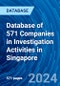 Database of 571 Companies in Investigation Activities in Singapore - Product Thumbnail Image