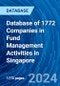 Database of 1772 Companies in Fund Management Activities in Singapore - Product Image