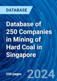 Database of 250 Companies in Mining of Hard Coal in Singapore- Product Image