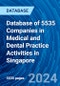 Database of 5535 Companies in Medical and Dental Practice Activities in Singapore - Product Image