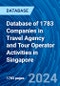 Database of 1783 Companies in Travel Agency and Tour Operator Activities in Singapore - Product Thumbnail Image